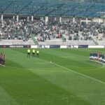 Inicio del Racing Club Ferrol-Pontevedra CF en A Malata