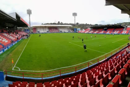 Anxo Carro, estadio del CD Lugo, en una imagen de archivo