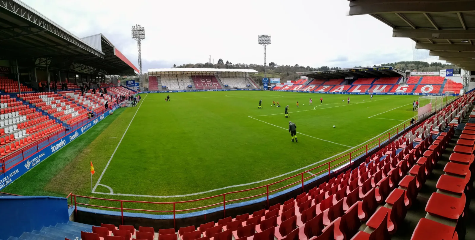 Anxo Carro, estadio del CD Lugo, en una imagen de archivo