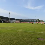 Atlético Arteixo en un partido de Tercera Federación ante el Viveiro, imagen de archivo de 2023