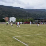 Partido del CD Barco en Calabagueiros en una fotografía de archivo de abril de 2022