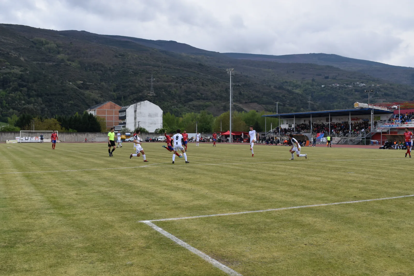 Partido del CD Barco en Calabagueiros en una fotografía de archivo de abril de 2022