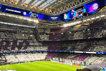 Interior del estadio Santiago Bernabéu, donde el Celta visitará al Real Madrid el 21 de noviembre