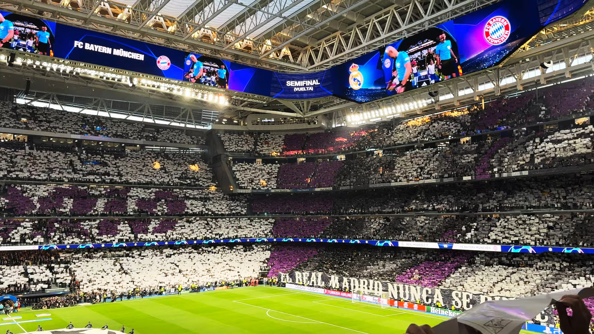 Interior del estadio Santiago Bernabéu, donde el Celta visitará al Real Madrid el 21 de noviembre