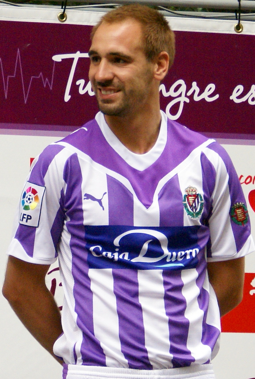 Borja Fernández durante su etapa como futbolista del Real Valladolid en 2009