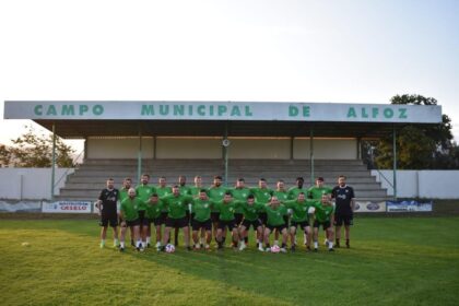 Plantilla del CD Alfoz en el Campo Municipal de Alfoz