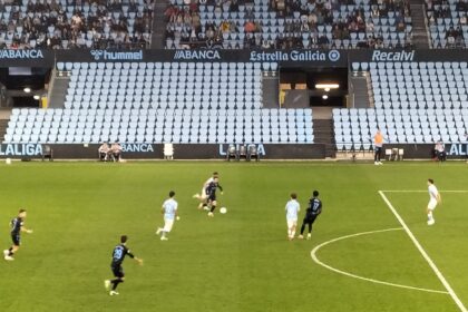 Acción del Celta Fortuna-CD Tenerife disputado en Balaídos el 19 de octubre de 2026