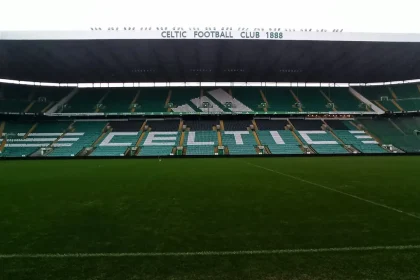 Vista interior de Celtic Park, escenario del partido entre Celtic y Celta