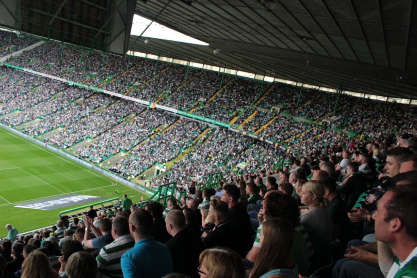 Interior de Celtic Park, escenario del Celtic-Celta
