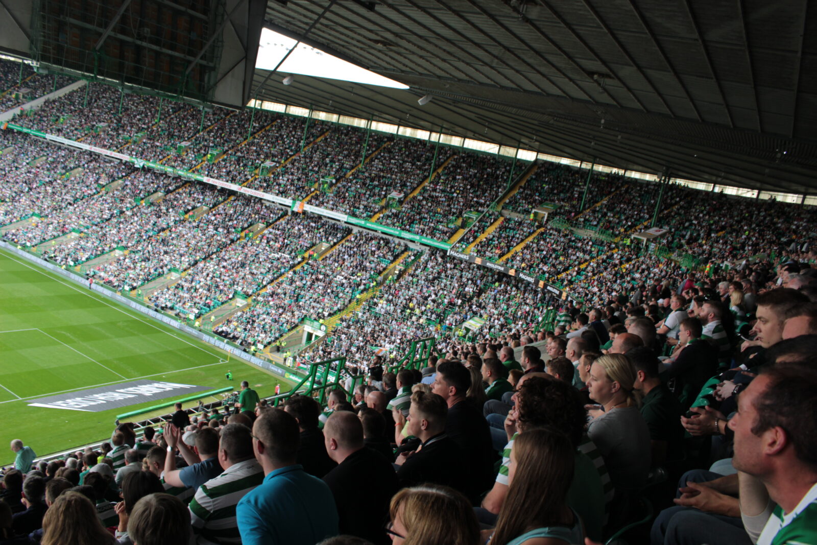 Interior de Celtic Park, escenario del Celtic-Celta