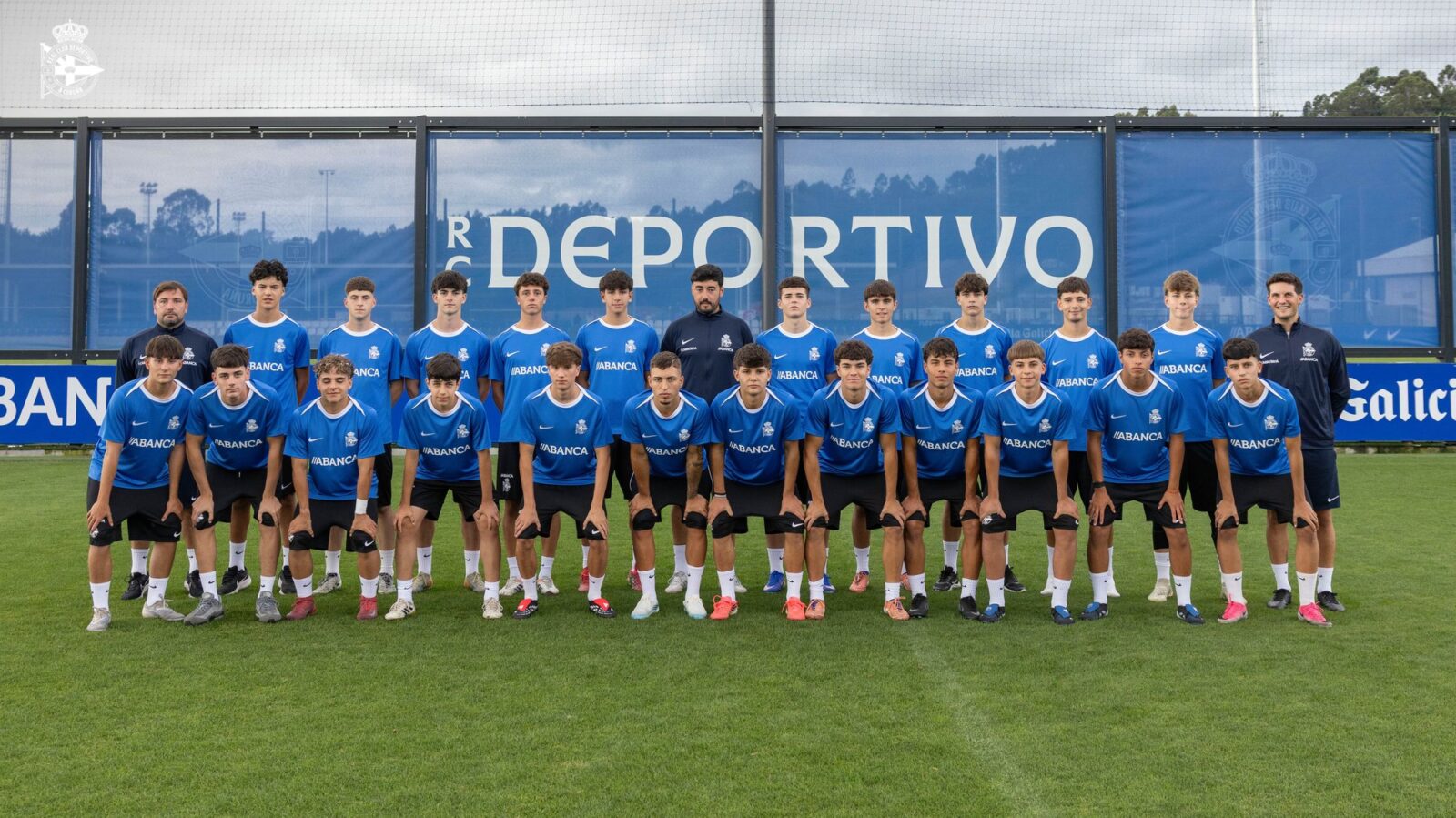 Imagen del RC Deportivo para la crónica del Deportivo B juvenil-Coruxo (4-2) en Abegondo
