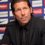 Diego Simeone en una rueda de prensa, en una fotografía de archivo de 2013