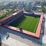 Vista aérea del Estadi Johan Cruyff del FC Barcelona en junio de 2023, imagen de contexto