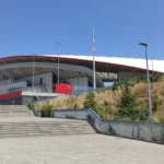 Exterior del Riyadh Air Metropolitano, estadio del Atlético de Madrid