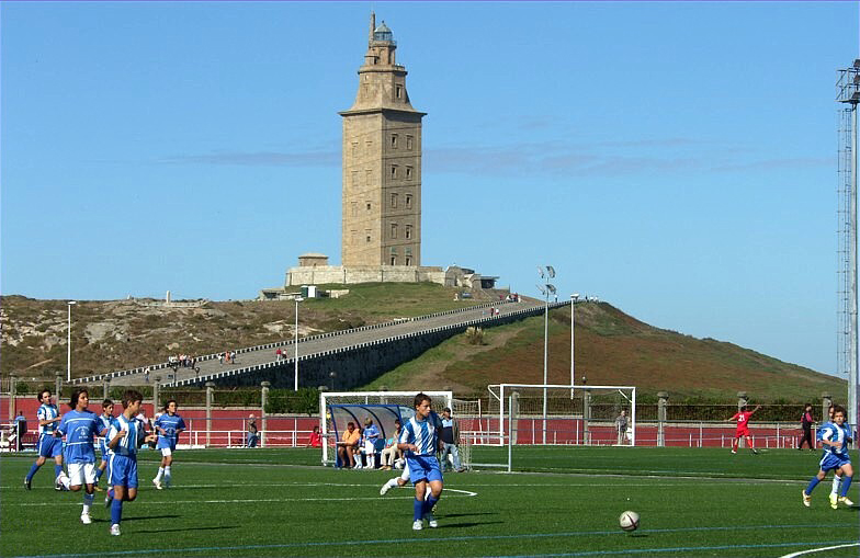 Campos de fútbol de A Torre en A Coruña, recinto del Marte–Perlío (imagen de archivo)