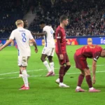 Gabri Veiga, con el número 10 del FC Porto, durante un partido europeo ante el Salzburgo