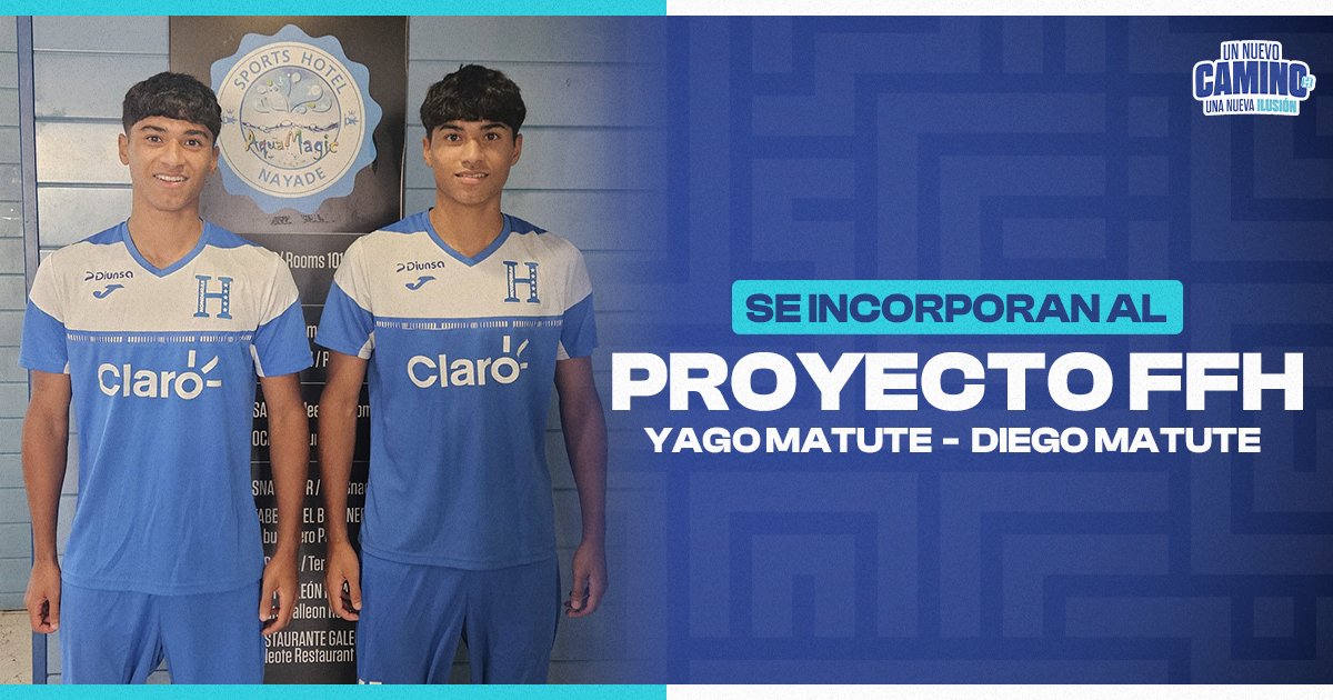 Diego y Yago Matute, futbolistas de las canteras del Celta y Arosa, convocados por Honduras sub-17