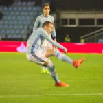 Iago Aspas con el Celta en Balaídos, en una fotografía de archivo de 2017