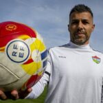 José Tizón, entrenador del CD Boiro, en Barraña