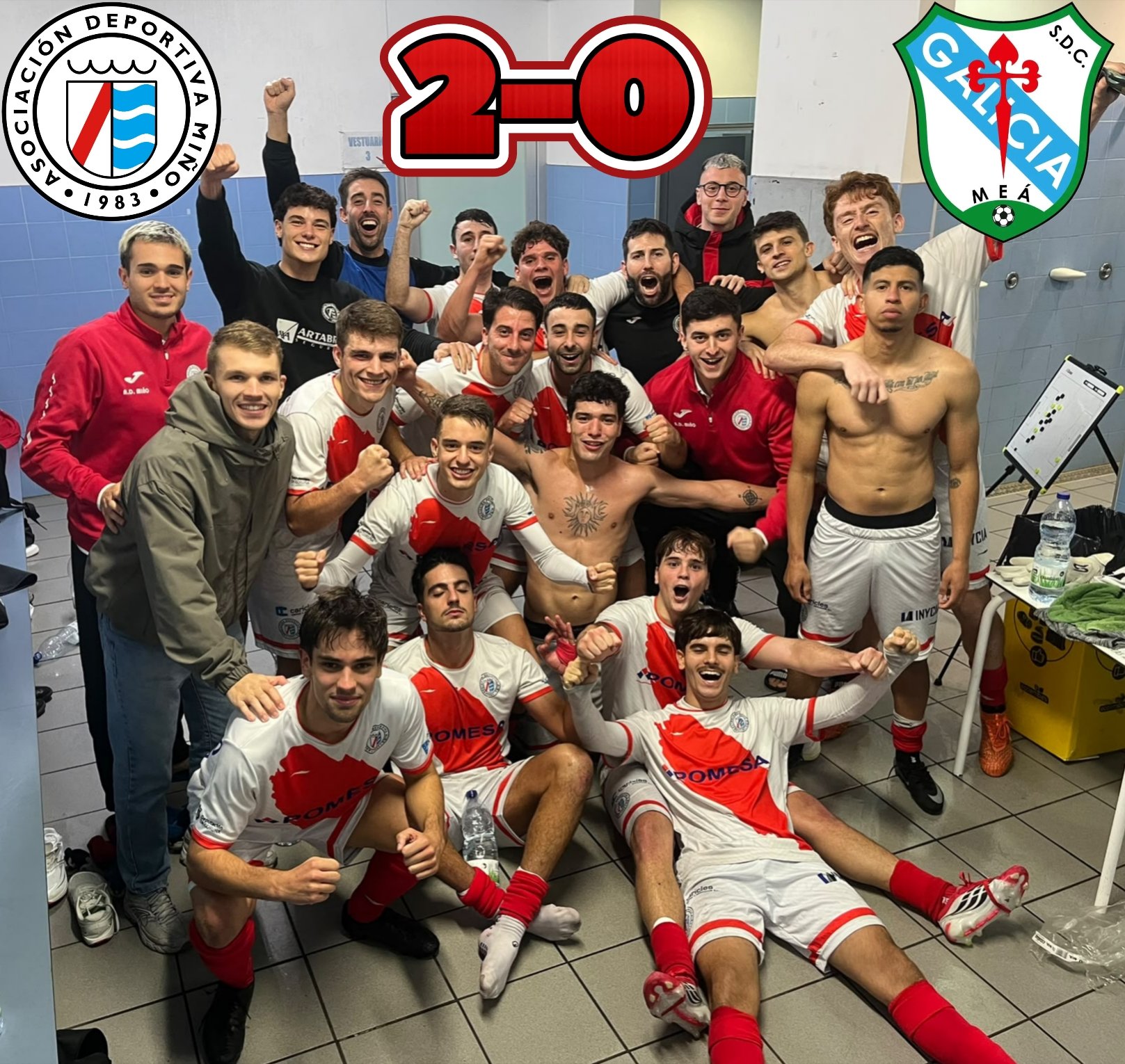 Imagen del Miño ante el Galicia de Mugardos en Preferente Futgal Norte