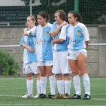 Jugadoras del Orzán SD en una fotografía de archivo de noviembre de 2009