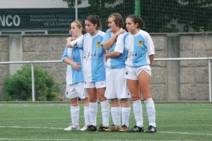 Jugadoras del Orzán SD en una fotografía de archivo de noviembre de 2009