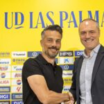 Rubén de la Barrera en su presentación como entrenador de la UD Las Palmas en junio de 2026