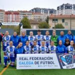 Plantilla del CD Valladares femenino en una imagen de archivo