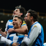 Yeremay Hernández con el Deportivo en el encuentro ante la Cultural Leonesa