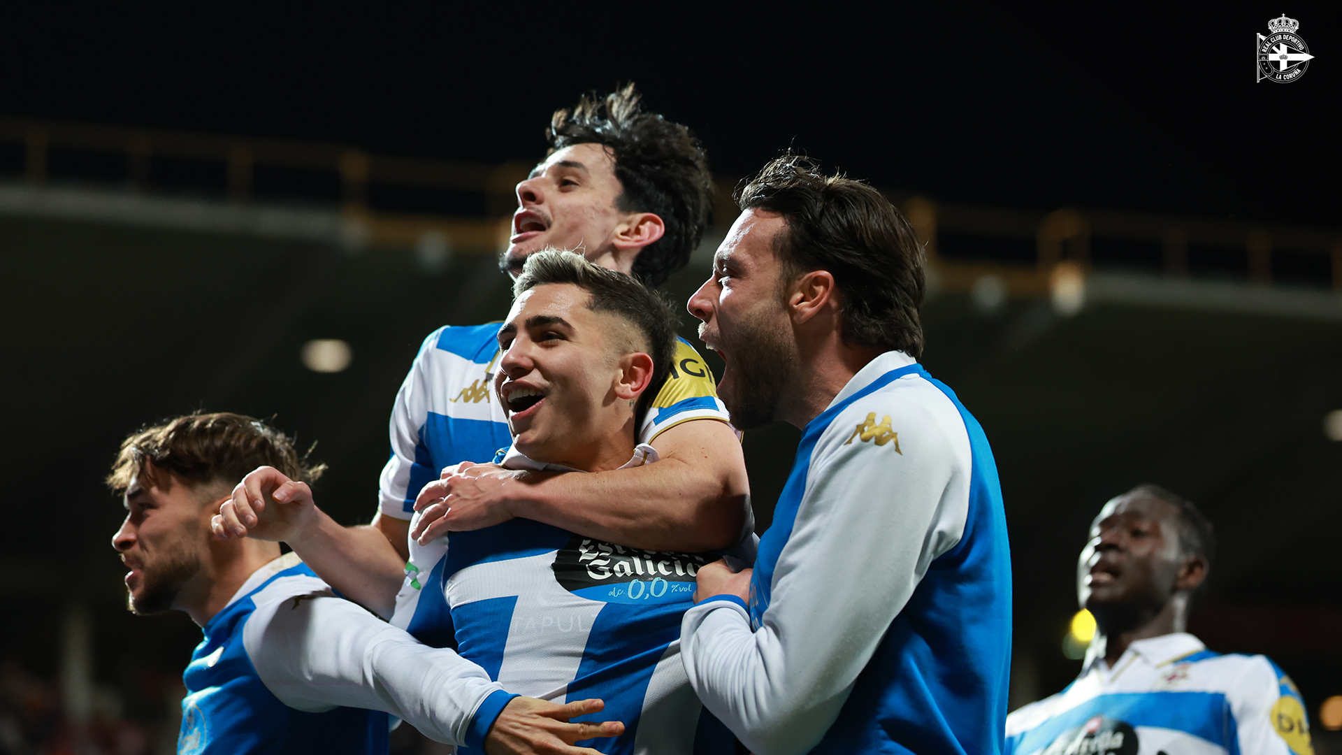 Yeremay Hernández con el Deportivo en el encuentro ante la Cultural Leonesa